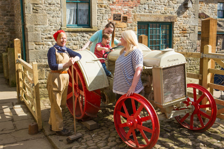 Kids enjoying Beamish Museum